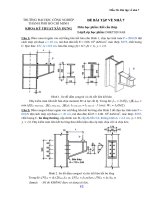 IUH - Bài tập về nhà 7 - Môn Kết cấu thép