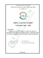Nghiên cứu giá Đất Ở phục vụ công tác quản lý tài chính về Đất Đai tại xã phụng châu và thị trấn chúc sơn, huyện chương mỹ, thành phố hà nội năm 2020 2024