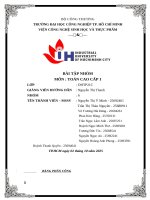 IUH - TÌM HIỂU VỀ AN TOÀN HÓA CHẤT TRONG NHÀ MÁY CHẾ BIẾN THỰC PHẨM