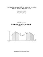 IUH - Tài liệu học tập - Phương pháp tính
