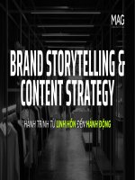 Brand storytelling presentation