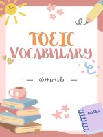 TỪ VỰNG TOEIC THEO CHỦ ĐỀ (CÔ PHẠM LIỄU)