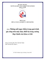 IUH - Tiểu luận An toàn lao động và môi trường