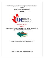IUH - Lập trình trao đổi dữ liệu với SERVER
