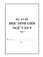 Dự Án Đề học sinh giỏi ngữ văn 9 tập 3 năm 2025
