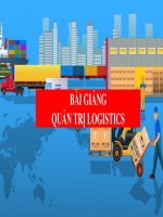 Bài Giảng - quản trị logistics ( combo full slides 8 chương )
