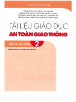 Tài liệu giáo dục an toàn giao thông dành cho học sinh lớp 2
