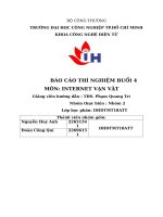 IUH - BÁO CÁO THÍ NGHIỆM BUỔI 4 - INTERNET VẠN VẬT