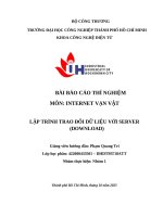 IUH - BÀI BÁO CÁO THÍ NGHIỆM INTERNET VẠN VẬT - LẬP TRÌNH TRAO ĐỔI DỮ LIỆU VỚI SERVER (DOWNLOAD)