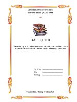 Bài dự thi Đảng bộ tỉnh thanh hoá bài số 4 2025