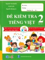 Đề kiểm tra tiếng việt lớp 2 học kì 1 kết nối tri thức nguyễn văn quyền 2025