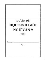 Dự Án Đề học sinh giỏi ngữ văn 9 tập 2 năm 2025