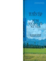 Tuyển tập Đề thi học sinh giỏi hsg ngữ văn 8 năm 2024 dùng chung cho cả 3 bộ sách a4