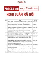 200 câu nói nâng tầm bài viết nghị luận xã hội