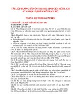Tài liệu Ôn hsg môn lịch sử & Địa lí (lịch sủ) 9   kntt cd, ctst 1