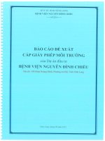 Báo Cáo Đề Xuất Cấp Giấy Phép Môi Trường Của Dự Án Bệnh Viện Nguyễn Đình Chiểu.pdf