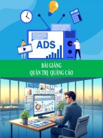 BÀI GIẢNG - QUẢN TRỊ  QUẢNG CÁO ( combo full slides 7 chương )