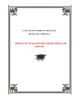 Luận văn tốt nghiệp pháp luật về quyền Đối với bất Động sản liền kề