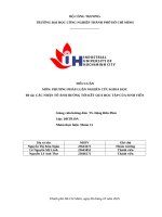 IUH - TIỂU LUẬN PHƯƠNG PHÁP LUẬN NGHIÊN CỨU KHOA HỌC - CÁC NHÂN TỐ ẢNH HƯỞNG TỚI KẾT QUẢ HỌC TẬP CỦA SINH VIÊN