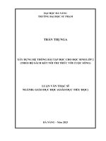 Xây dựng hệ thống bài tập Đọc cho học sinh lớp 2 (theo bộ sách kết nối tri thức với cuộc sống)