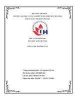 IUH - TIỂU LUẬN MÔN HỌC ĐẠO ĐỨC KINH DOANH - Triển khai hoạt động tại Cơ sở bảo trợ xã hội Mai Ân