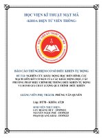 Nghiên cứu khâu Động học Điển hình, các mạch liên kết cơ bản của các khâu Động học, các phương pháp hiệu chỉnh hệ thống Điều khiển tự Động và Đánh giá chất lượng quá trình Điều khiển