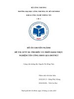 Tìm hiểu và triển khai thực nghiệm tấn công ddos qua botnet
