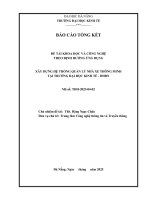 Xây dựng hệ thống quản lý nhà xe thông minh tại trường Đại học kinh tế   Đhđn