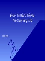 Pháp chứng kỹ thuât số trên mạng xã hội