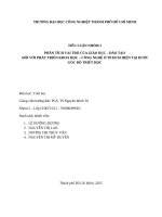Triết học - PHÂN TÍCH VAI TRÒ CỦA GIÁO DỤC – ĐÀO TẠO ĐỐI VỚI PHÁT TRIỂN KHOA HỌC – CÔNG NGHỆ Ở TP.HCM HIỆN TẠI DƯỚI GÓC ĐỘ TRIẾT HỌC