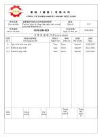 Hr020 離職雇員及終止合作商控制程序quy trình kiểm soát nhà cung cấp không hợp tác và lao động nghỉ việc