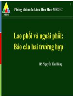 Lao phổi và ngoài phổi