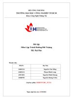 IUH - Môn Lập Trình Hướng Đối Tượng - Quản lý Ngân Hàng