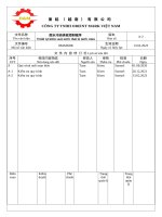 Mt006 雨水污染排放控制程序trình tự kiểm soát nước thải là nước mưa