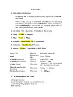 Ôn tập giữa kỳ - Vi sinh vật học