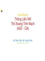Thông liên nhĩ thể xoang tĩnh mạch