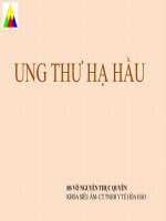 Ung thư hạ hầu lâm sàng