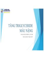 Tăng triglyceride máu nặng