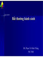 Bất thường hành cảnh lâm sàng