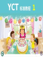 Giáo Trình Hán ngữ Trẻ em Chuẩn YCT 1- BÀI 5
