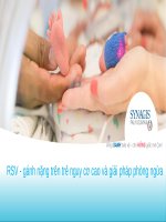 09  rsv   gánh nặng trên trẻ nguy cơ cao và giải pháp phòng ngừa update