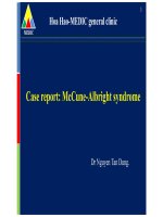 Case report mccune albright syndrome