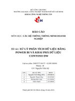IUH - BÁO CÁO CÁC HỆ THỐNG THÔNG MINH DOANH NGHIỆP - XỬ LÝ PHÂN TÍCH DỮ LIỆU BẰNG POWER BI VÀ KHAI PHÁ DỮ LIỆU CONTOSO DW