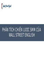 Tiểu luận - internet marketing -  đề tài - PHÂN TÍCH CHIẾN LƯỢC SMM CỦA  WALL STREET ENGLISH