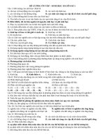 Đề cương sinh 10 giữa kì 1