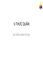 Ca lâm sàng u thực quản