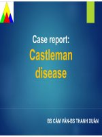 Case report castleman disease