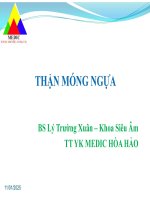 Bài giảng y tế thận móng ngựa