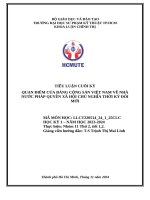 Quan Điểm của Đảng cộng sản việt nam về nhà nước pháp quyền xã hội chủ nghĩa thời kỳ Đổi mới