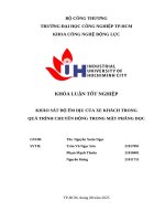 IUH - KHÓA LUẬN TỐT NGHIỆP CÔNG NGHỆ ĐỘNG LỰC - KHẢO SÁT ĐỘ ÊM DỊU CỦA XE KHÁCH TRONG QUÁ TRÌNH CHUYỂN ĐỘNG TRONG MẶT PHẲNG DỌC